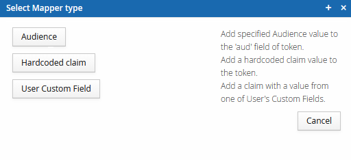 Mapper type selector
